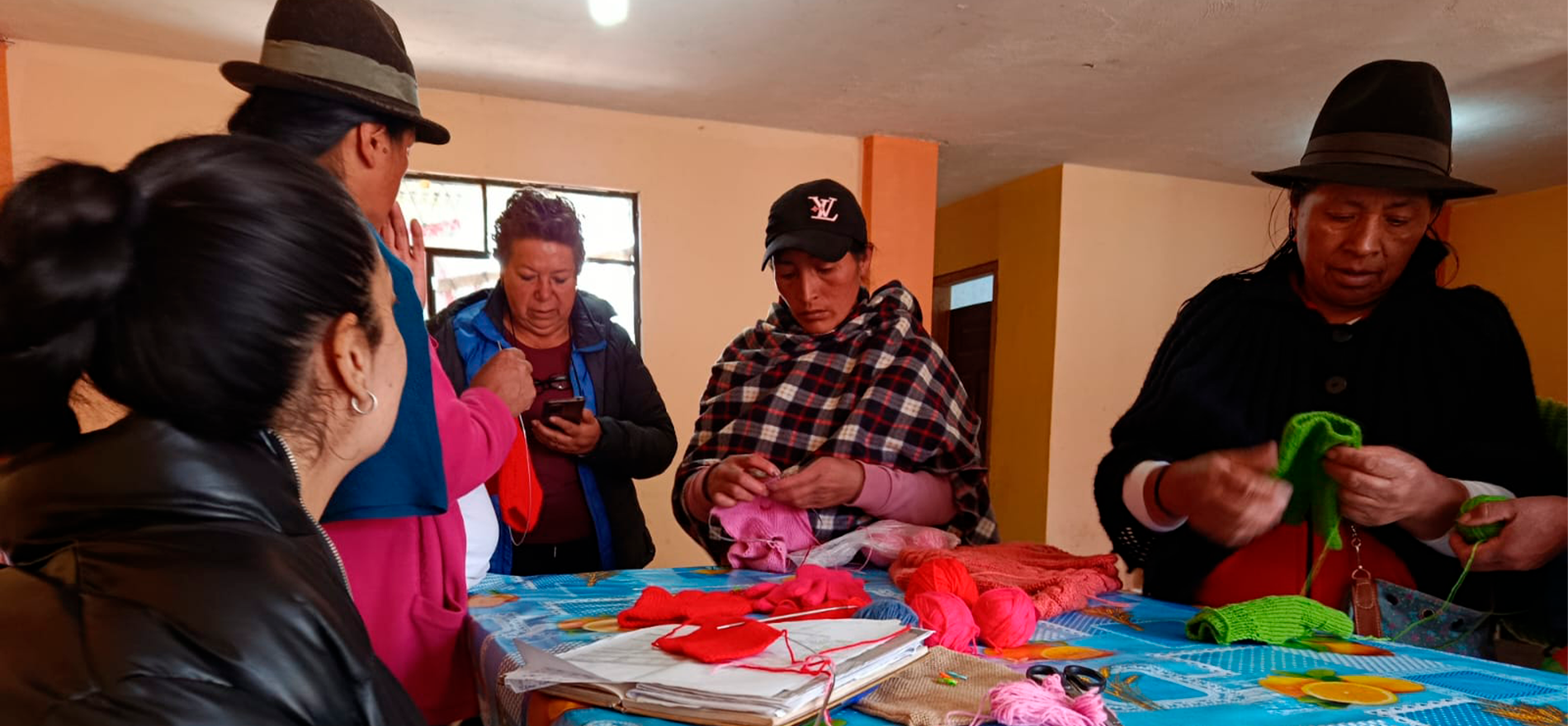 gestión_capacitación tejidos en lana_mujeres aso. zoila martinez